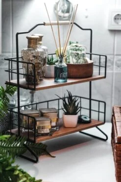 Metalen Keuken Etagere 2 Laags Van Naturn Living | Keuken Opbergrek | Kruidenpotjes Rek | Kruiden Organizer | Keuken Rek Specerijen | Mat Zwart -Dagelijkse Benodigdheden Winkel 800x1200 4