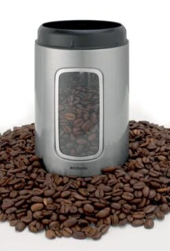 Brabantia Voorraadbus - 1,4 L - Matt Steel Fingerprint Proof / Matt Black Deksel - Met Venster 15 Brabantia Voorraadbus - 1,4 L - Matt Steel Fingerprint Proof / Matt Black Deksel - Met Venster -Dagelijkse Benodigdheden Winkel 817x1200