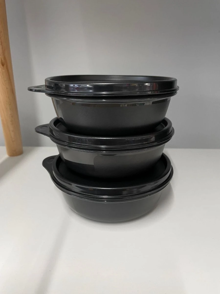 Tupperware Ruimteschaaltjes Black Editie 5 Tupperware Ruimteschaaltjes Black Editie - Afbeelding 3