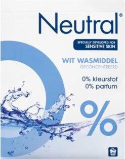 Neutral 0% Wit Parfumvrij Waspoeder - 45 Wasbeurten - Wasmiddel -Dagelijkse Benodigdheden Winkel 945x1200