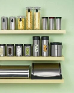 Brabantia Voorraadbus - 1,4 L - Matt Steel Fingerprint Proof / Matt Black Deksel - Met Venster 16 Brabantia Voorraadbus - 1,4 L - Matt Steel Fingerprint Proof / Matt Black Deksel - Met Venster -Dagelijkse Benodigdheden Winkel 952x1200 1