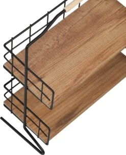 Metalen Keuken Etagere 2 Laags Van Naturn Living | Keuken Opbergrek | Kruidenpotjes Rek | Kruiden Organizer | Keuken Rek Specerijen | Mat Zwart -Dagelijkse Benodigdheden Winkel 978x1200 1